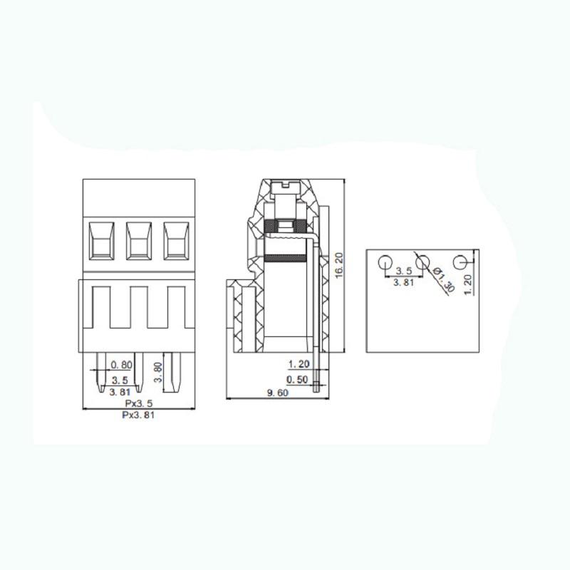 terminal block 3 pin