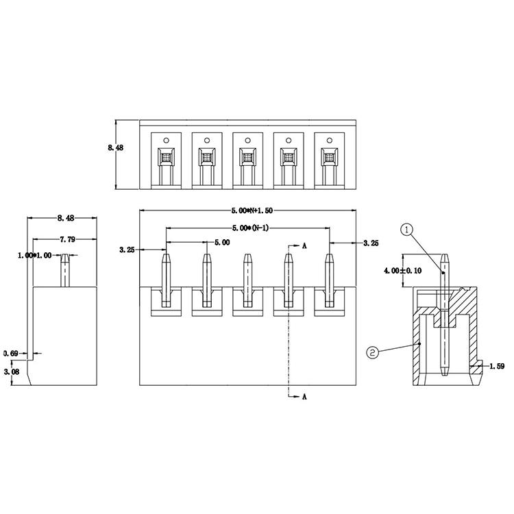 pcb terminal connector