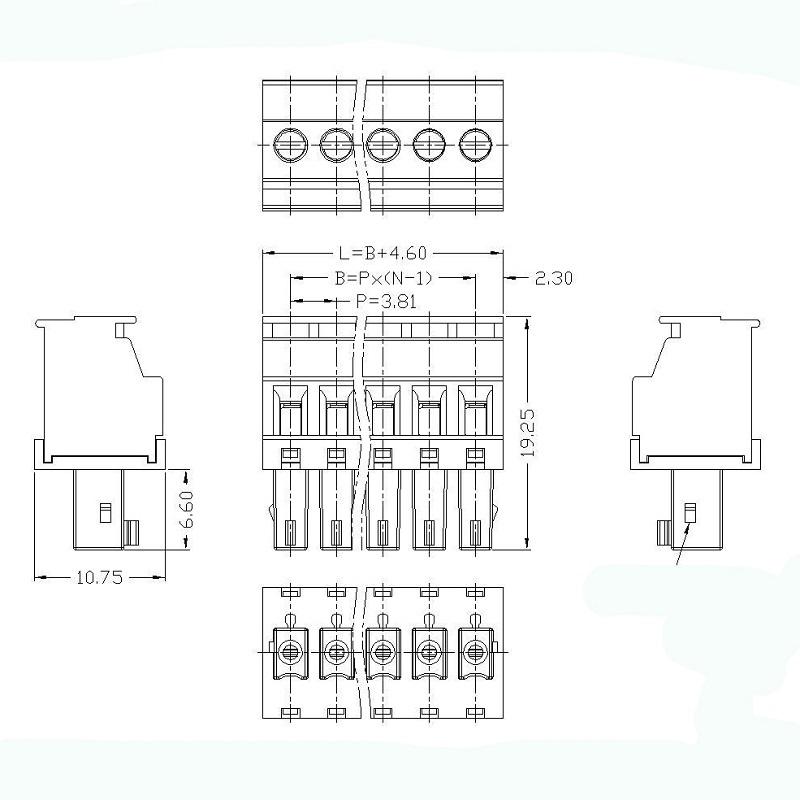 pluggable screw  terminal