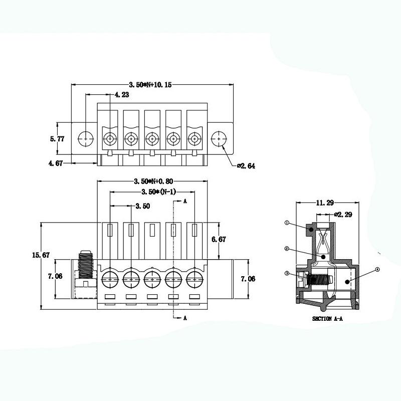 pcb terminal block connector