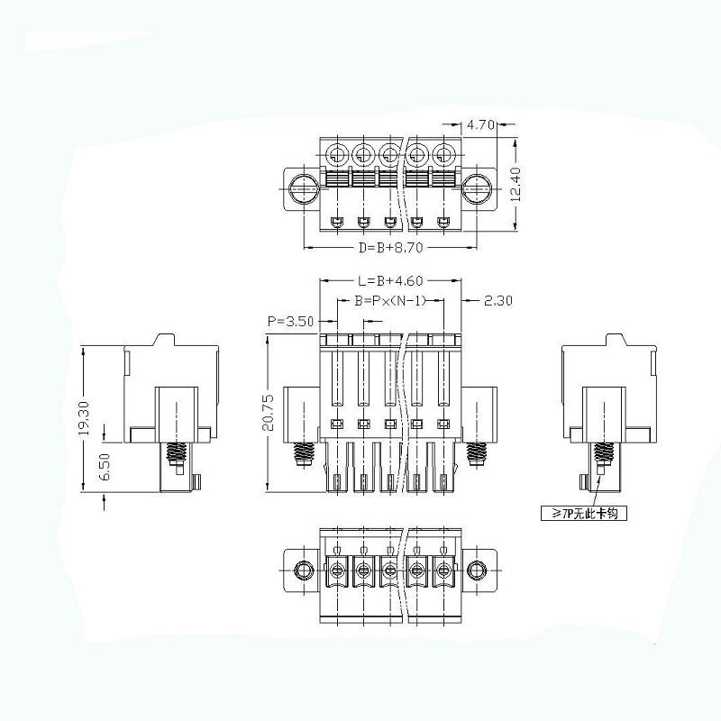 pcb terminal connectors