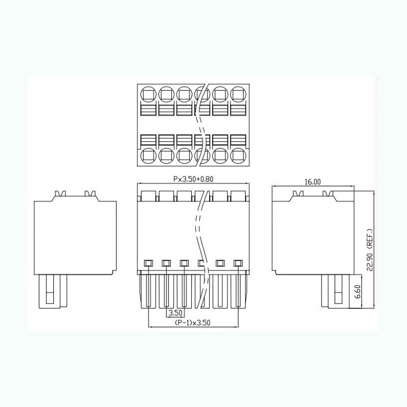 terminal block electrical connector